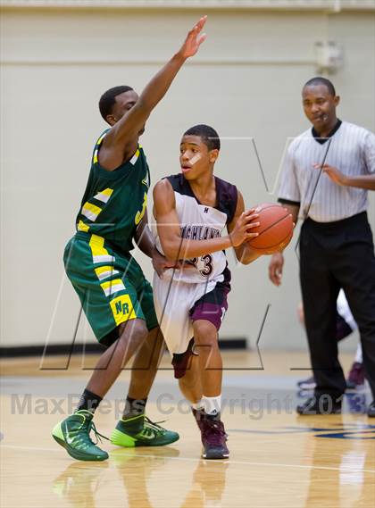 Thumbnail 1 in Rowe @ Highlands (NISD Boys Basketball Tournament) photogallery.
