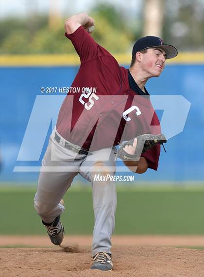 Thumbnail 3 in Capistrano Valley Christian vs Riverside Poly (Anaheim Lions Tournament) photogallery.