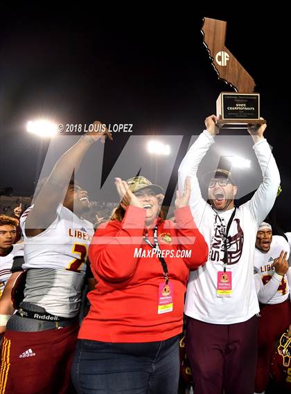 Thumbnail 1 in Liberty @ Sierra Canyon (CIF State DIV 1A Championship) photogallery.