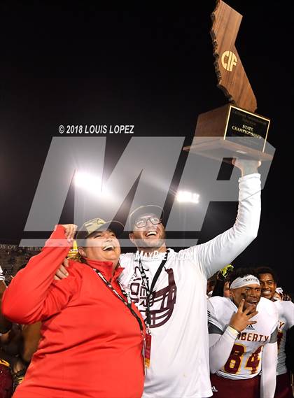 Thumbnail 3 in Liberty @ Sierra Canyon (CIF State DIV 1A Championship) photogallery.