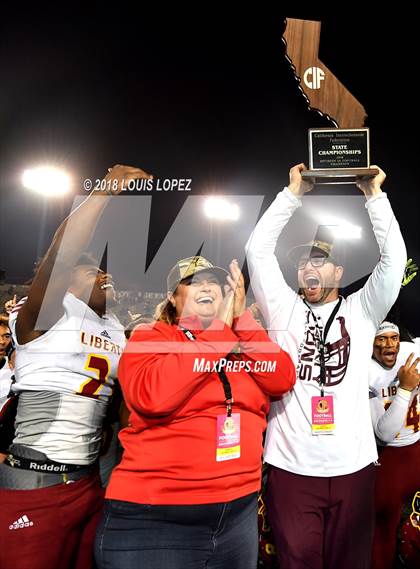 Thumbnail 2 in Liberty @ Sierra Canyon (CIF State DIV 1A Championship) photogallery.