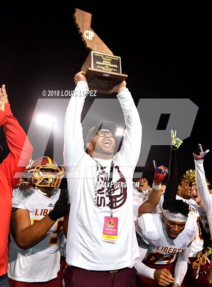 Thumbnail 2 in Liberty @ Sierra Canyon (CIF State DIV 1A Championship) photogallery.
