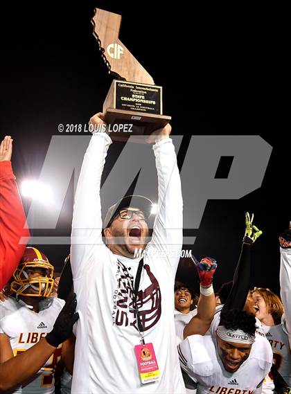 Thumbnail 3 in Liberty @ Sierra Canyon (CIF State DIV 1A Championship) photogallery.