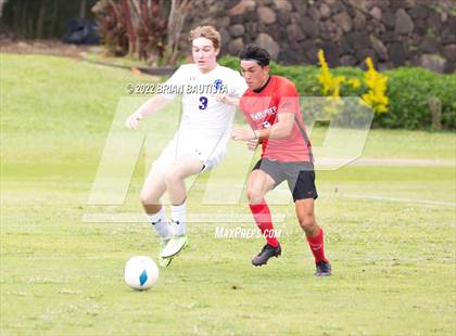 Thumbnail 2 in Seabury Hall vs Hawaii Prep (HHSAA D2 Semifinal Playoff) photogallery.