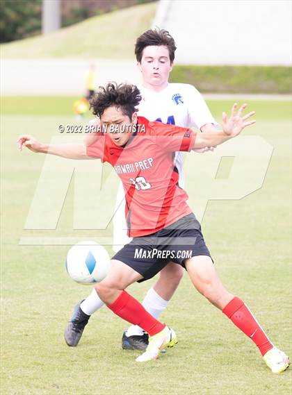 Thumbnail 2 in Seabury Hall vs Hawaii Prep (HHSAA D2 Semifinal Playoff) photogallery.