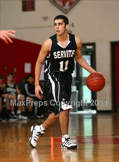 Thumbnail 3 in Servite vs. Millikan (Sea Hawk Classic) photogallery.