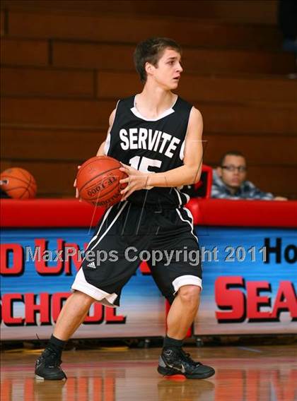 Thumbnail 2 in Servite vs. Millikan (Sea Hawk Classic) photogallery.