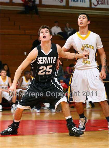 Thumbnail 3 in Servite vs. Millikan (Sea Hawk Classic) photogallery.