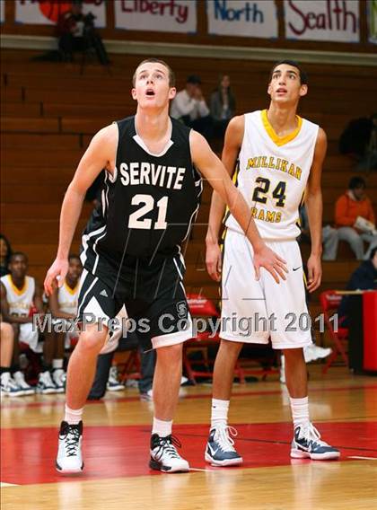 Thumbnail 1 in Servite vs. Millikan (Sea Hawk Classic) photogallery.