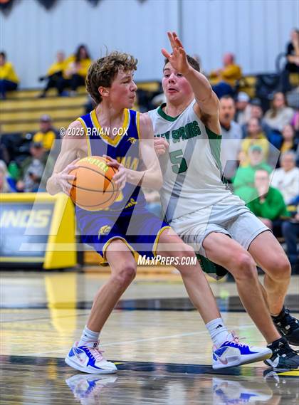 Thumbnail 2 in Bergman vs Valley Springs (3A-2 District Tournament) photogallery.