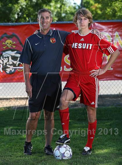 Thumbnail 1 in Jesuit (Preseason Early Contenders Soccer Photo Shoot) photogallery.