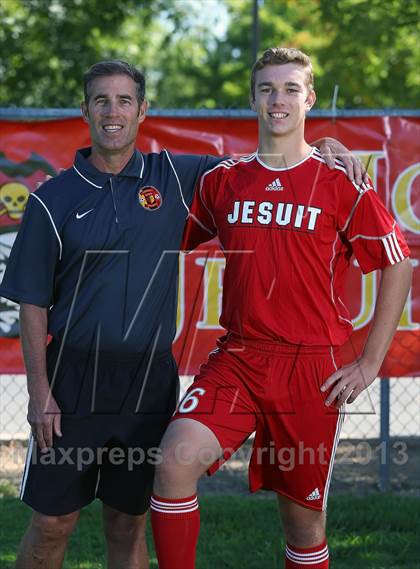 Thumbnail 2 in Jesuit (Preseason Early Contenders Soccer Photo Shoot) photogallery.