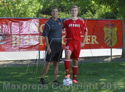 Thumbnail 1 in Jesuit (Preseason Early Contenders Soccer Photo Shoot) photogallery.