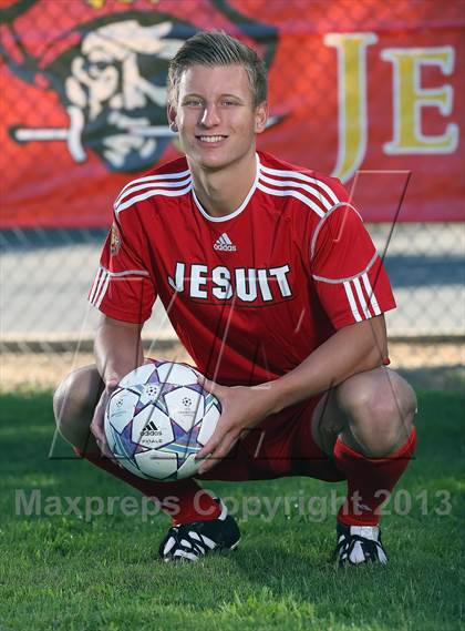 Thumbnail 1 in Jesuit (Preseason Early Contenders Soccer Photo Shoot) photogallery.