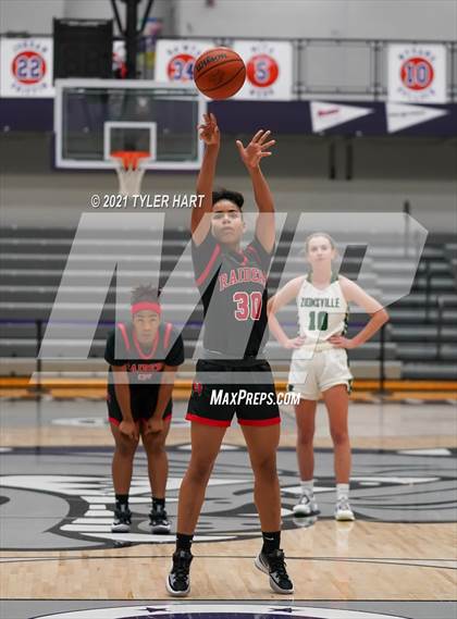 Thumbnail 3 in Bolingbrook vs. Zionsville (Sneakers for Santa Shootout) photogallery.
