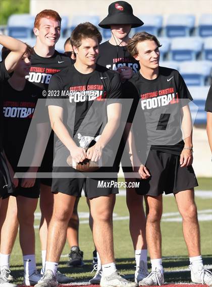 Thumbnail 3 in Valley Christian VS. Scottsdale Christian Academy (Scottsdale Christian 7v7) photogallery.