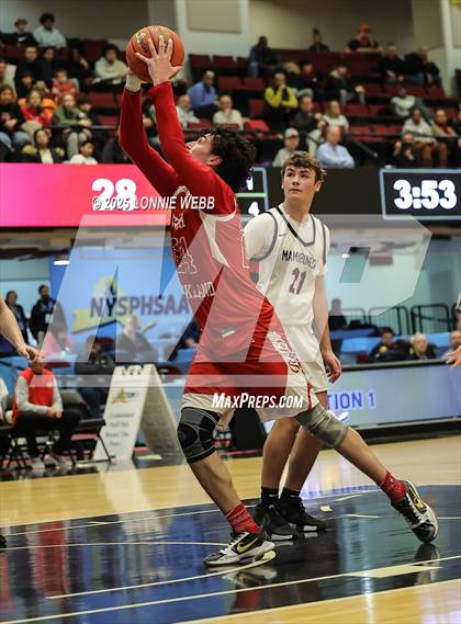 Thumbnail 1 in Mamaroneck vs. North Rockland (NYSPHSAA Sectional 1 Class AAA Semifinal) photogallery.