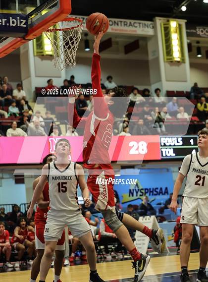 Thumbnail 1 in Mamaroneck vs. North Rockland (NYSPHSAA Sectional 1 Class AAA Semifinal) photogallery.