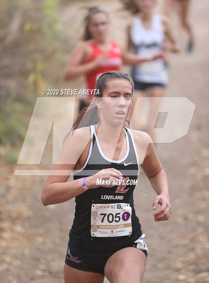 Thumbnail 1 in CHSAA 5A Cross Country Finals photogallery.