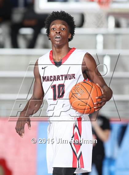 Thumbnail 1 in MacArthur vs. Norman North (Thanksgiving Hoopfest) photogallery.
