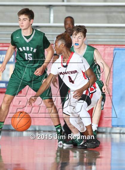 Thumbnail 2 in MacArthur vs. Norman North (Thanksgiving Hoopfest) photogallery.