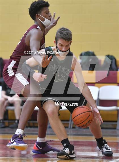 Thumbnail 3 in Grace Christian @ Mount Zion Christian Academy (Bull City Classic Championship) photogallery.