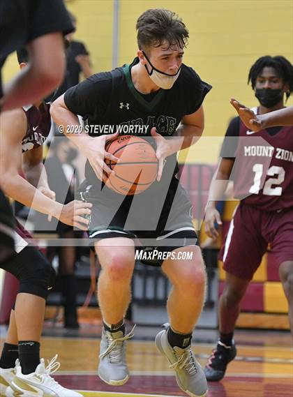 Thumbnail 1 in Grace Christian @ Mount Zion Christian Academy (Bull City Classic Championship) photogallery.