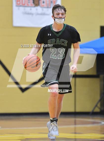 Thumbnail 2 in Grace Christian @ Mount Zion Christian Academy (Bull City Classic Championship) photogallery.