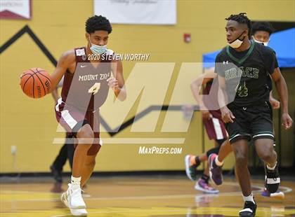Thumbnail 1 in Grace Christian @ Mount Zion Christian Academy (Bull City Classic Championship) photogallery.