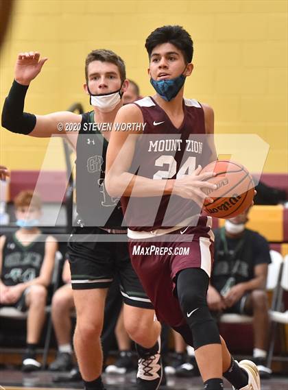 Thumbnail 1 in Grace Christian @ Mount Zion Christian Academy (Bull City Classic Championship) photogallery.