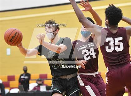 Thumbnail 1 in Grace Christian @ Mount Zion Christian Academy (Bull City Classic Championship) photogallery.