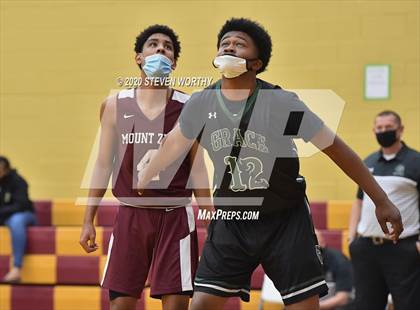 Thumbnail 2 in Grace Christian @ Mount Zion Christian Academy (Bull City Classic Championship) photogallery.