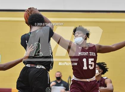 Thumbnail 1 in Grace Christian @ Mount Zion Christian Academy (Bull City Classic Championship) photogallery.