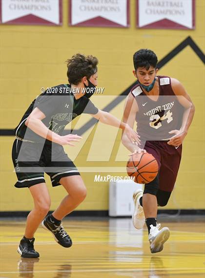 Thumbnail 1 in Grace Christian @ Mount Zion Christian Academy (Bull City Classic Championship) photogallery.