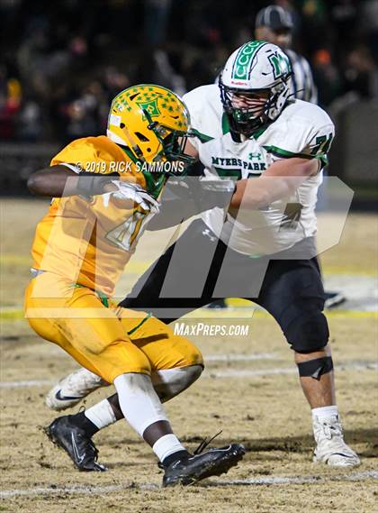 Thumbnail 3 in Richmond vs. Myers Park (NCHSAA 4AA 3rd Round Playoff) photogallery.