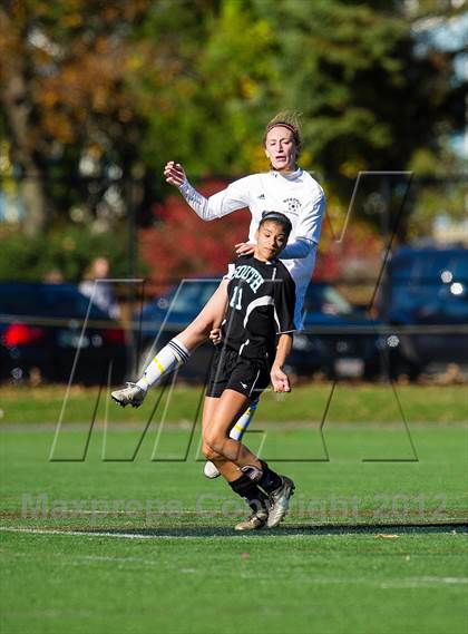 Thumbnail 2 in Plymouth South @ Needham (MIAA Division 1 South 1st Round) photogallery.