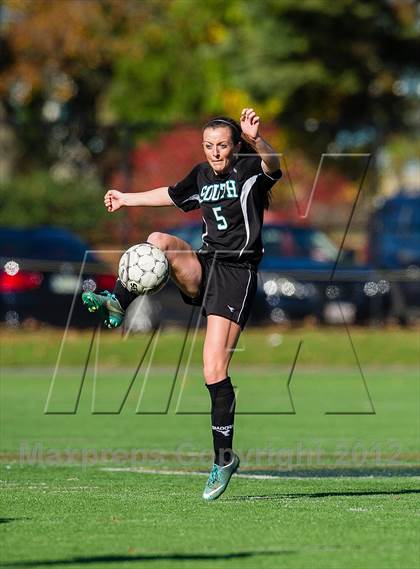 Thumbnail 2 in Plymouth South @ Needham (MIAA Division 1 South 1st Round) photogallery.