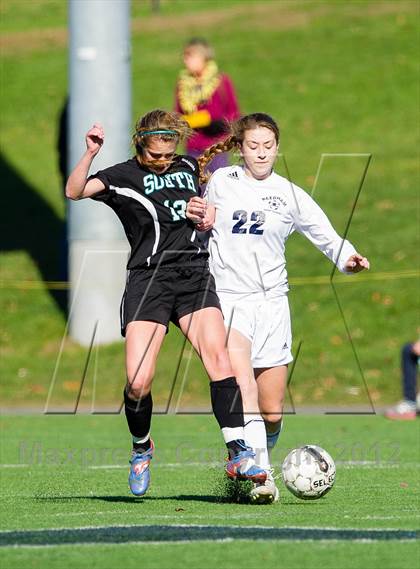 Thumbnail 2 in Plymouth South @ Needham (MIAA Division 1 South 1st Round) photogallery.