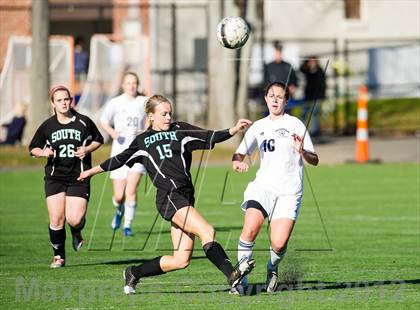 Thumbnail 2 in Plymouth South @ Needham (MIAA Division 1 South 1st Round) photogallery.
