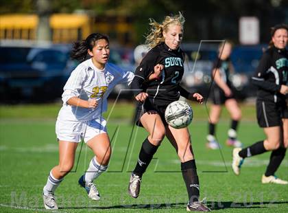 Thumbnail 3 in Plymouth South @ Needham (MIAA Division 1 South 1st Round) photogallery.