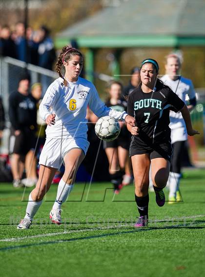 Thumbnail 3 in Plymouth South @ Needham (MIAA Division 1 South 1st Round) photogallery.