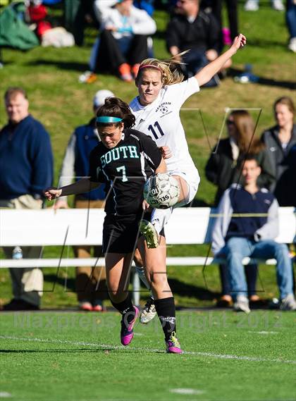 Thumbnail 2 in Plymouth South @ Needham (MIAA Division 1 South 1st Round) photogallery.
