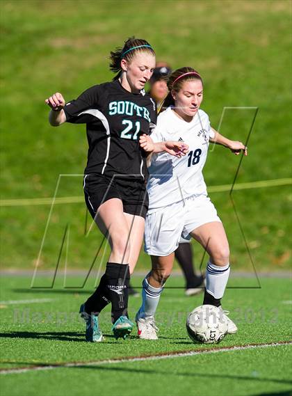 Thumbnail 2 in Plymouth South @ Needham (MIAA Division 1 South 1st Round) photogallery.
