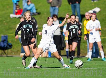 Thumbnail 3 in Plymouth South @ Needham (MIAA Division 1 South 1st Round) photogallery.