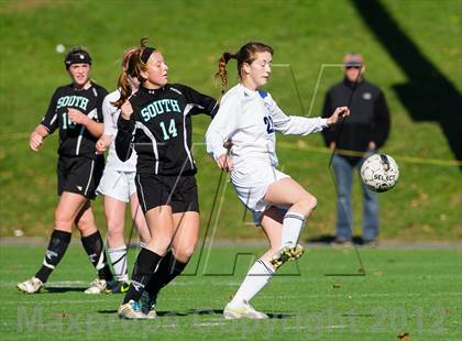 Thumbnail 3 in Plymouth South @ Needham (MIAA Division 1 South 1st Round) photogallery.