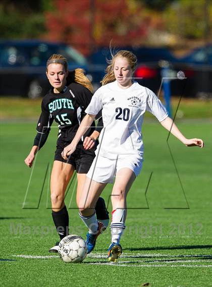 Thumbnail 2 in Plymouth South @ Needham (MIAA Division 1 South 1st Round) photogallery.