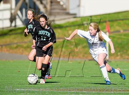 Thumbnail 3 in Plymouth South @ Needham (MIAA Division 1 South 1st Round) photogallery.