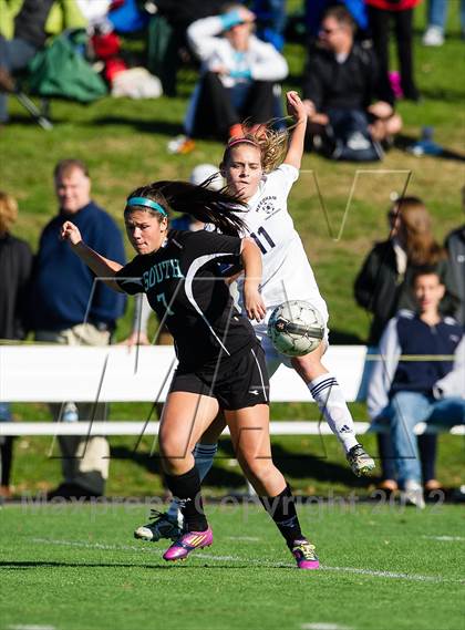 Thumbnail 3 in Plymouth South @ Needham (MIAA Division 1 South 1st Round) photogallery.