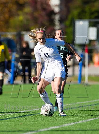 Thumbnail 3 in Plymouth South @ Needham (MIAA Division 1 South 1st Round) photogallery.