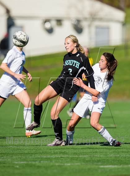 Thumbnail 2 in Plymouth South @ Needham (MIAA Division 1 South 1st Round) photogallery.